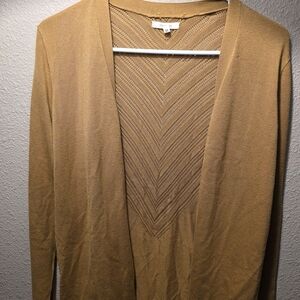 Maurices Mustard Knit Cardigan